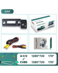 GreenYi-cámara de visión trasera para coche, dispositivo de 170 °, HD, 1080P, para Audi A5, C5, Q5, C6, A6, TT, visión nocturna,