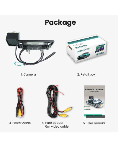 GreenYi-cámara de visión trasera para coche, dispositivo de 170 °, HD, 1080P, para Audi A5, C5, Q5, C6, A6, TT, visión nocturna,