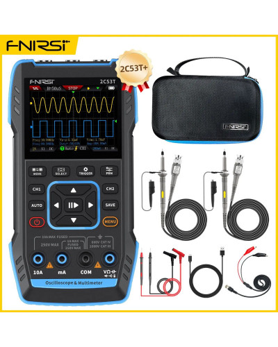 FNIRSI 2C53T 2C23T Upgrade 3in1 Oscilloscope Multimeter Signal Generat