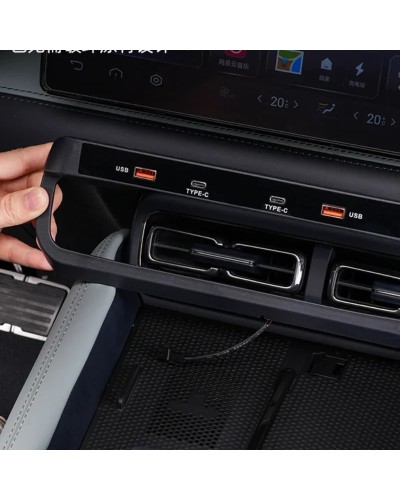 Consola central Hub de expansión de carga rápida con puertos USB - Car