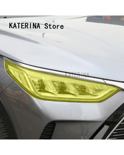Para BYD SONG PLUS-2022-2023 accesorios película protectora de faros d