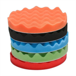 Car polishing Sponge Pads Kit 5/6/7" Auto Beauty Polishing Tool Kit 2500Rmp For Wash Maintenance Removes Scratches