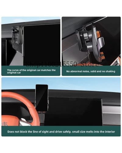 Para BYD Tang L DMI-P-EV 2025-2026 carga inalámbrica para coche soport