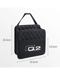 Caja de almacenamiento para asiento trasero de coche, organizador Protector, bolsa de almacenamiento colgante, soporte de bolso 