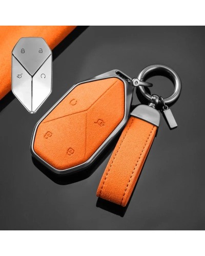 BYD Leopard 5 aleación de zinc + gamuza funda para llave remota de coc