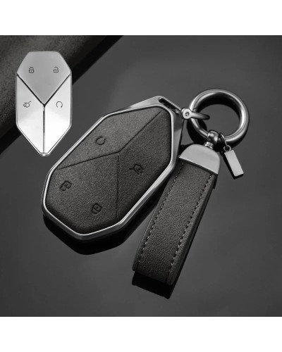 BYD Leopard 5 aleación de zinc + gamuza funda para llave remota de coc