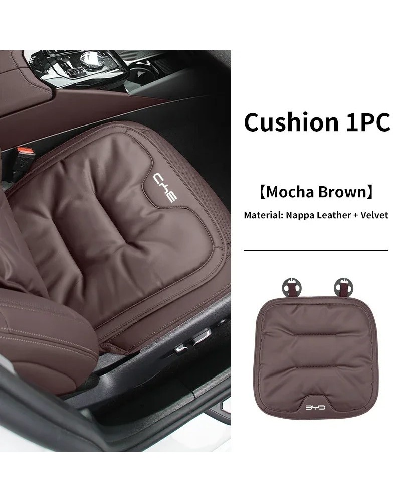 Funda para asiento trasero delantero de coche, cojín de cuero de terci