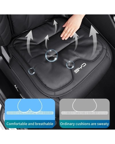 Funda para asiento trasero delantero de coche, cojín de cuero de terci