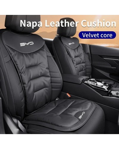 Funda para asiento trasero delantero de coche, cojín de cuero de terci