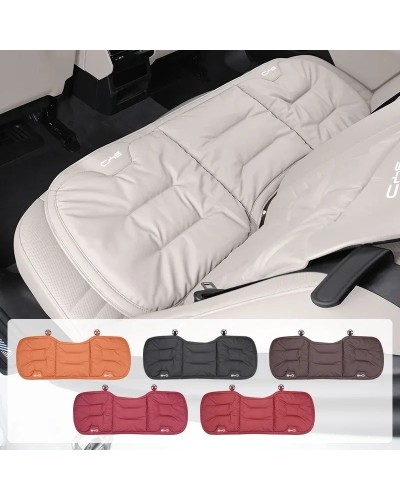 Funda para asiento trasero delantero de coche, cojín de cuero de terci
