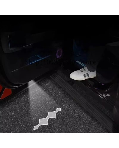 Accesorios para BYD Leopard 5 2023-2025 coche HD sin decoloración LED 