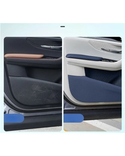 Alfombrilla antipatadas de cuero para BYD Song Plus EV Dmi 2021 2022, 