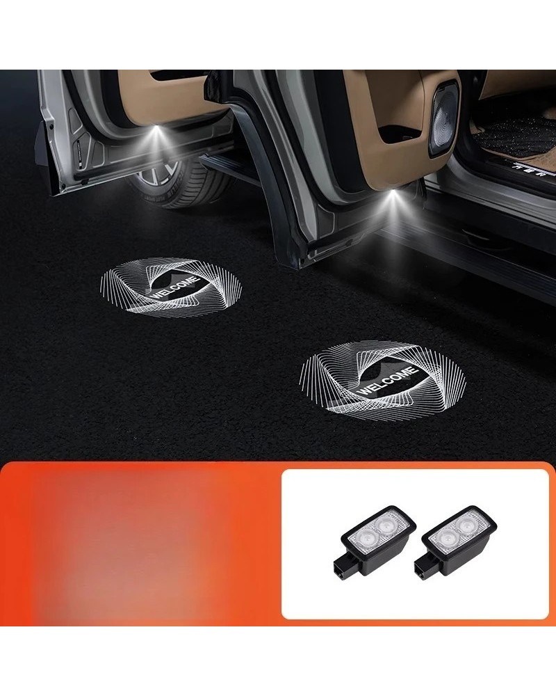 Accesorios para BYD Leopard 8 2024-2025 coche HD sin decoloración LED 