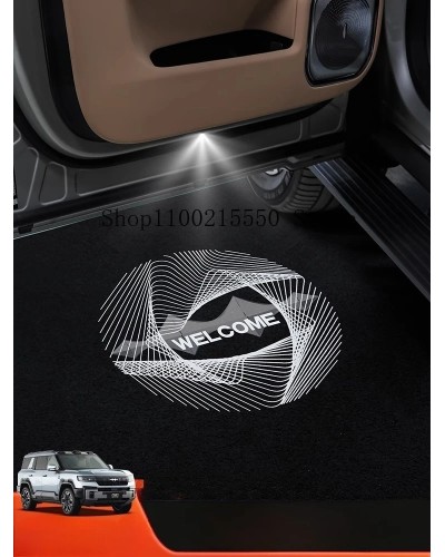 Accesorios para BYD Leopard 8 2024-2025 coche HD sin decoloración LED 
