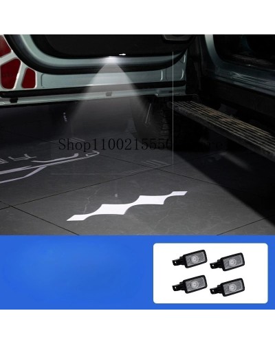 Luz LED de bienvenida para puerta de coche HD sin decoloración, acceso