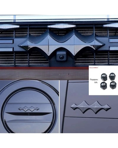 Pegatinas de emblema de coche para BYD Leopard 5/8, maletero delantero