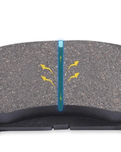 Para BYD HAN EV 2021-2025 accesorios pastillas de freno de coche bloqu