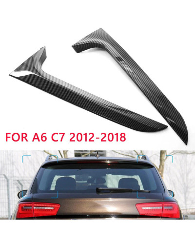 Alerón lateral de plástico para ventana trasera de Audi A6 C7 Avant 2012-2018, izquierda + derecha, 1 par