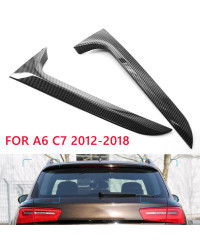 Alerón lateral de plástico para ventana trasera de Audi A6 C7 Avant 2012-2018, izquierda + derecha, 1 par