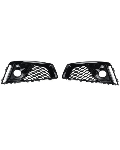 Rejilla delantera de panal de abeja para coche, cubierta de malla para Audi A4, B9, S-LINE, S4, 2019, 2020, 8WD807681J, 1 par