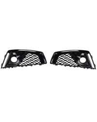 Rejilla delantera de panal de abeja para coche, cubierta de malla para Audi A4, B9, S-LINE, S4, 2019, 2020, 8WD807681J, 1 par