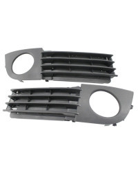 Cubierta de lámpara de luz antiniebla para coche, parrilla de parachoques apta para Audi A6 C5 2002-2005