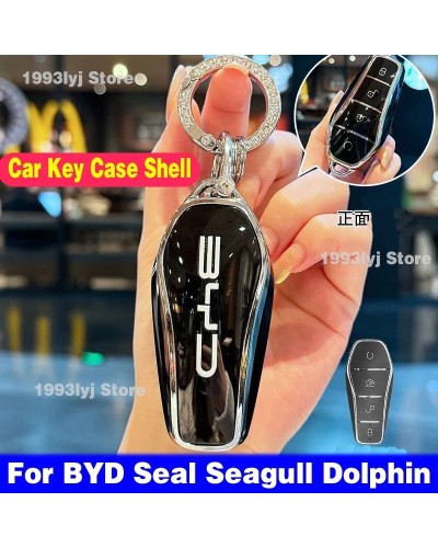 LLavero de coche para BYD Atto 3 Seal Gaviota Dolphin funda de silicon