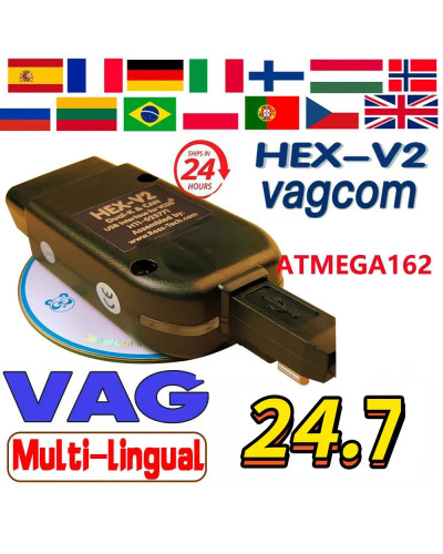 VCDS 2024 Hex V2 para VW,...