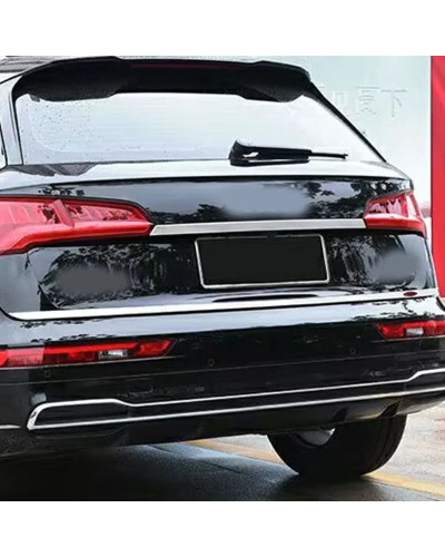 Moldura de puerta trasera de acero inoxidable para Audi Q5, 2018, 2019, 2020, 2021, 2022, 2023, 2024