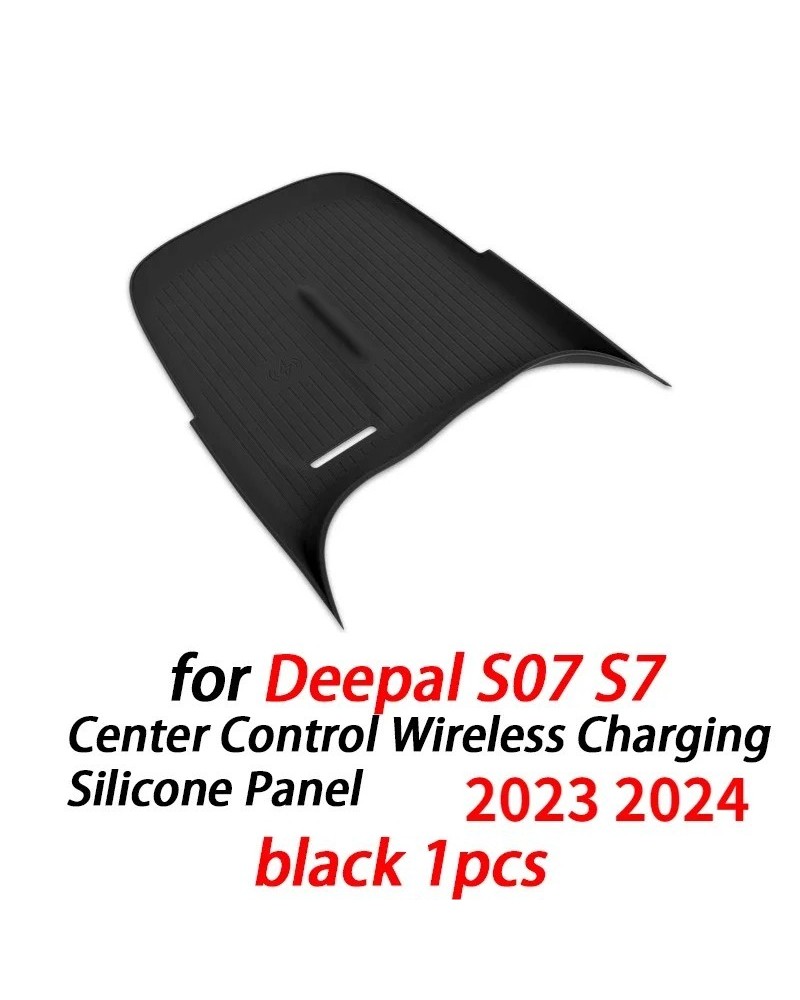 Panel de silicona de carga inalámbrica para Control central de coche, 