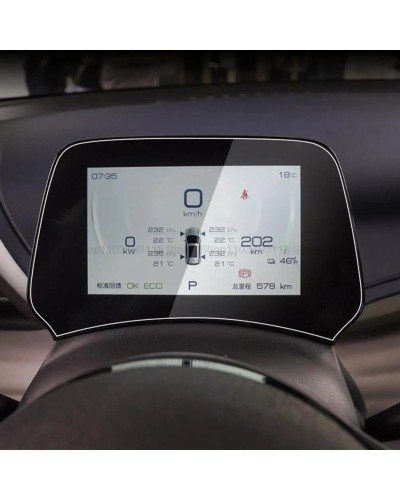 Película protectora de pantalla de vidrio templado para BYD Atto 3 Yua