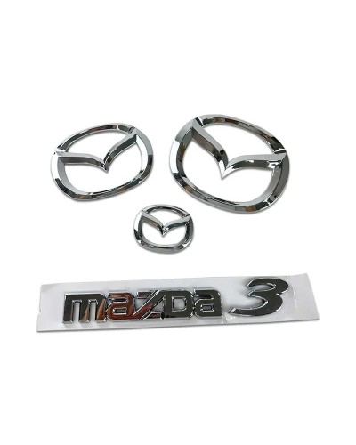 Emblema delantero de plástico para coche, insignia para maletero, pega