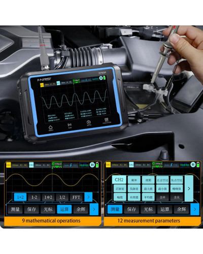 FNIRSI 2C53P Touch Screen Digital Oscilloscope+Multimeter+Signal Gener