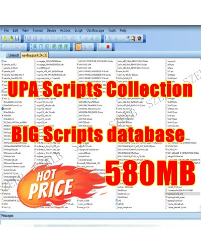 UPA Programmer 581 MB + Script Files Collection Database