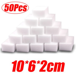 50/100Pcs Melamine Sponge Magic Sponge Eraser Melamine Cleaner for Car 10x7x3cm Auto Detailing Nano Cleaning Sponges Car Wash