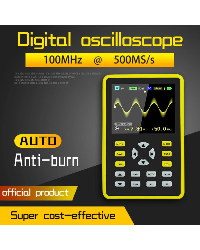 FNIRSI 5012H Handheld Digital Oscilloscope 500MS/s Sampling Rate 10MHz