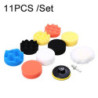 3 Inch Car Polishing Pad Sponge Car Polisher Waxing Pads Wool Wheel Buffing Kit for Car Polisher Drill Adapter Removes Scratches