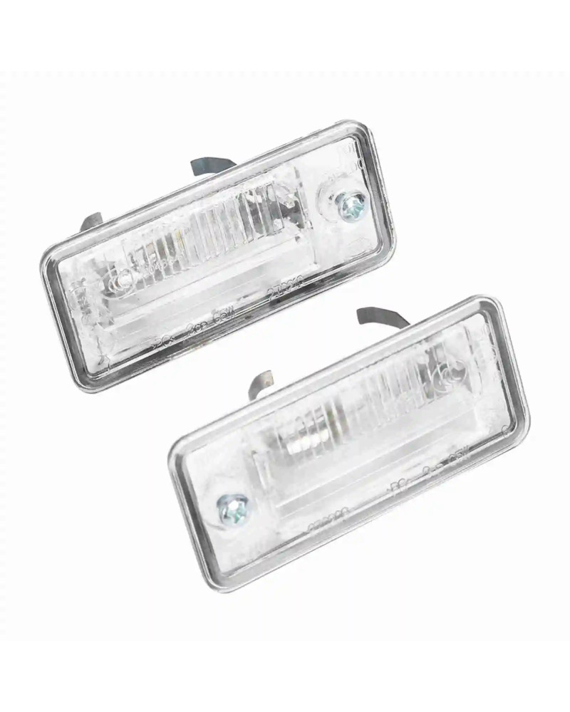 Par de luces de matrícula 8E0807430A 8E0807430B aptas para Audi A3 A4 A5 A6 C6 A8 D3 Q7 RS4