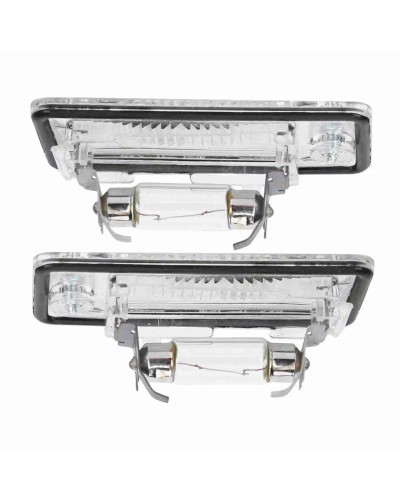 Par de luces de matrícula 8E0807430A 8E0807430B aptas para Audi A3 A4 A5 A6 C6 A8 D3 Q7 RS4