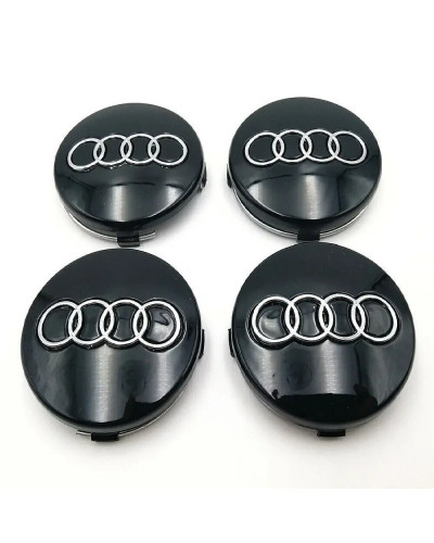 Tapa central de rueda de estilo de coche, cubiertas de reemplazo para Audi A3, A4, A5, A6, A7, A8, S4, S6, 4B0601170, 8D0601170,