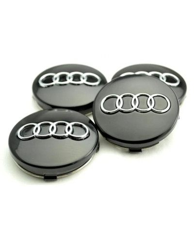 Tapa central de rueda de estilo de coche, cubiertas de reemplazo para Audi A3, A4, A5, A6, A7, A8, S4, S6, 4B0601170, 8D0601170,