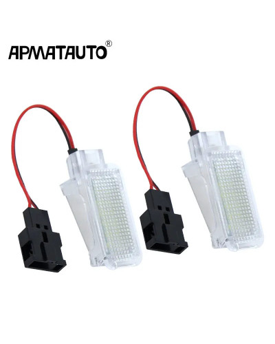 Lámpara LED para Interior de coche, luz de asiento para Audi A2, A3, S3, A4, B5, B6, B7, B8, RS4, A5, S5, A6, S6, C5, C6, A7, A8