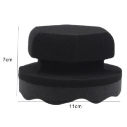 2pcs/set Car Wash & Maintenance Tool Tire Contour Dressing Applicator Pads Soft Gloss Shine Color Polishing Sponge Cloths