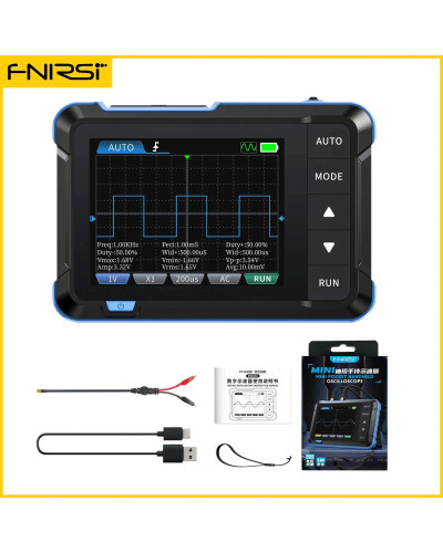 FNIRSI DSO153 Digital Portable Oscilloscope Signal Generator 2in1 1MHz