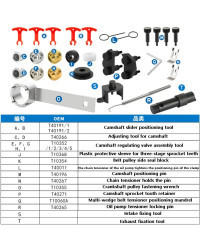 Herramienta especial para sincronización de motor, accesorio para Volkswagen Audi 1,8 T 2,0 T Magotan CC A4L HaoRui EA888, noved