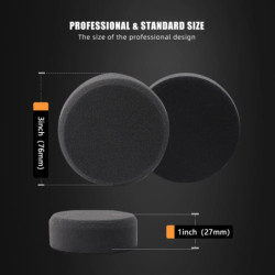 SPTA 3 Inch 73mm Car Polishing Hand Applicator Foam Sponge Set For Auto Waxing Accessories