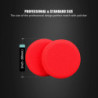 SPTA 4 Inch Round Shape Pressing Hand Polishing Red Sponge Pads Detailing Buffing Pads for Waxing Paint Ceramic Glass Cleaning