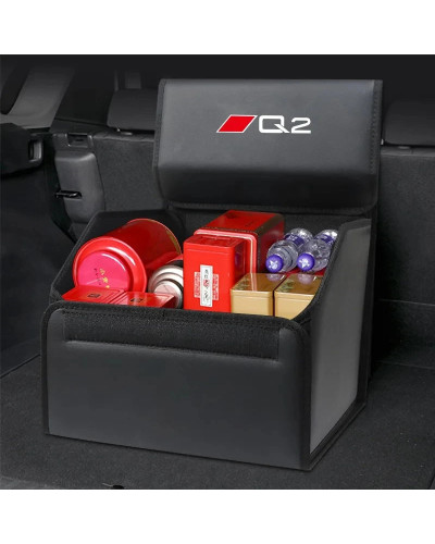 Bolsa de almacenamiento de maletero de coche, caja de Camping de cuero plegable para Audi SQ5, RSQ5, RSQ3, A3, A4, A6, A5, Q5, A