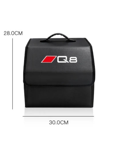 Bolsa de almacenamiento de maletero de coche, caja de Camping de cuero plegable para Audi SQ5, RSQ5, RSQ3, A3, A4, A6, A5, Q5, A