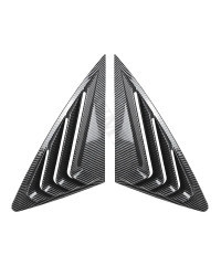 Rejillas de ventana trasera de coche, accesorios de decoración de alerón triangular para Audi Q3 Sportback 2020, 2021, 2022, 202